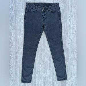 Buckle Black Washed Out Black Mid Rise Skinny Jeans Fit 53 Size 30x32